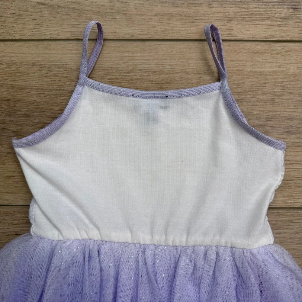 Zunie Girls Purple‎ Ombre Tutu Dress Sequin Bunny Easter Spring Size 5 ADORABLE!